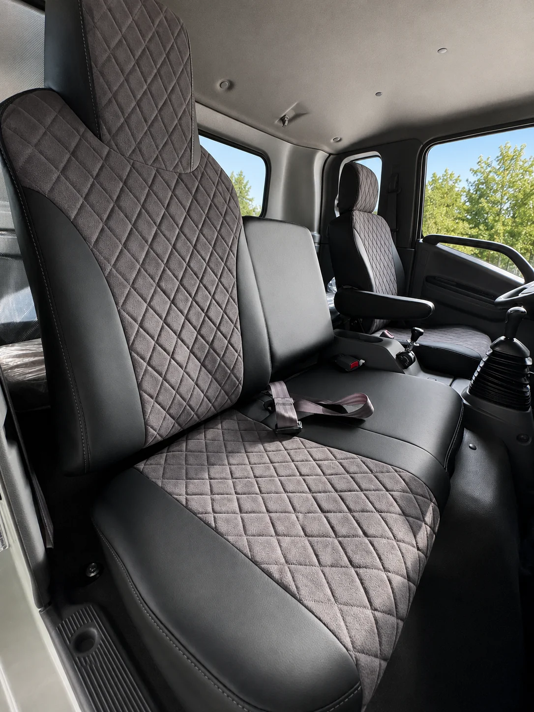 Чехлы сидений JAC N90/N120 рестайлинг — алькантара